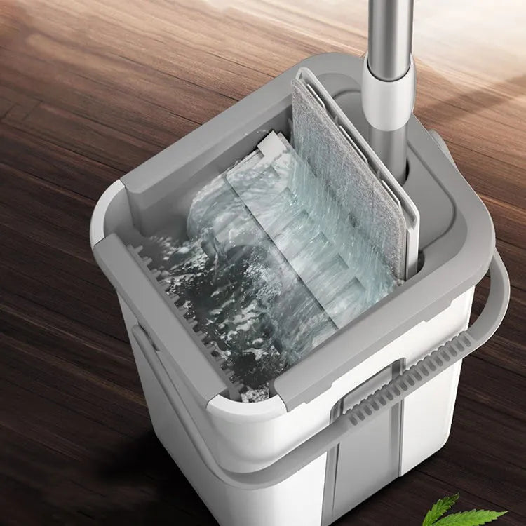 Balai et Seau Essoreur - SwiftClean™ - Ivoire