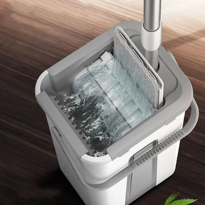 Balai et Seau Essoreur - SwiftClean™ - Ivoire