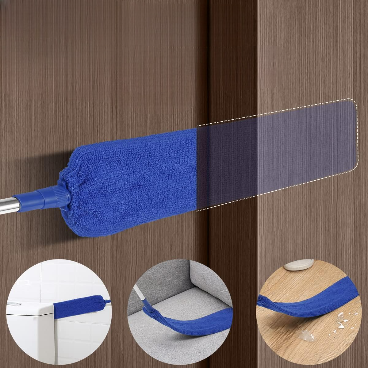Serpillère Microfibre - GapDustCleaner™ - Bleu